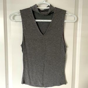GARAGE - V-Neck Tank with Neck Piece